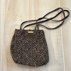 Brown Leopard Print Shoulder Bag from Nine West